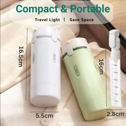 VoBa 4-in-1 Travel Bottle — Leak-Proof Toiletry Dispenser
